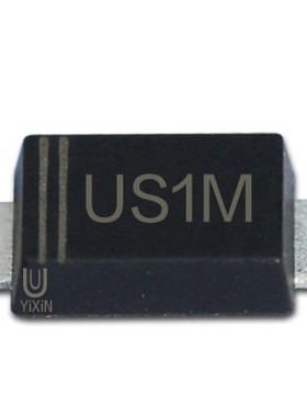 US1M 超快恢复二极管1A1000V SMA 贴片 HER107/UF4007 US1MF
