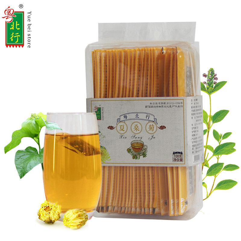 实惠装粤北行 夏桑菊 广东凉茶袋泡茶饮料包下火夏桑菊茶袋装50包,咖啡/麦片/冲饮,凉茶,淘宝优惠券,粉丝福利购,淘宝优惠卷