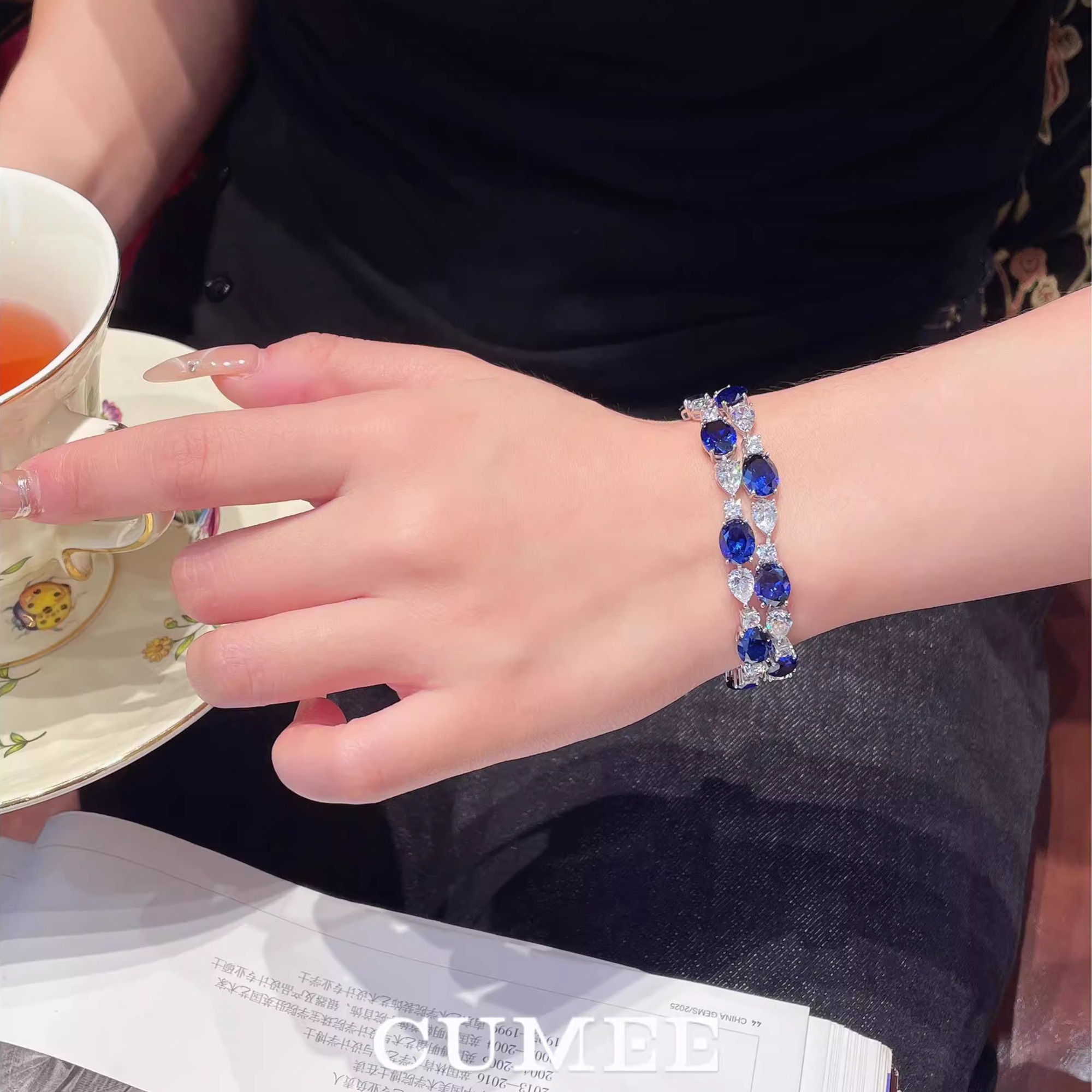 CUMEE高定双排欧式晚宴手链