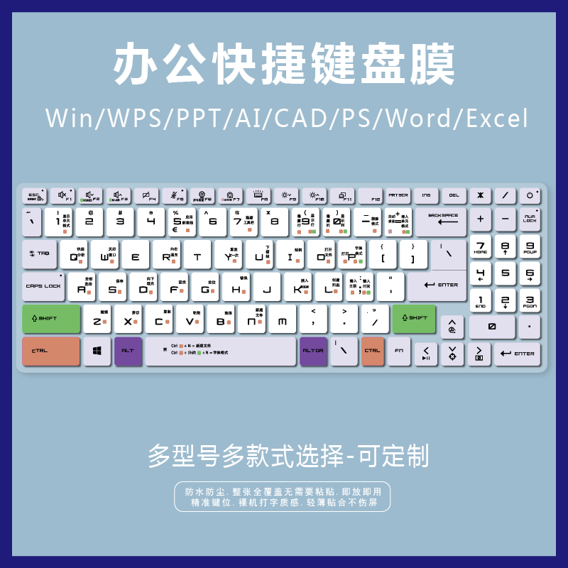 适用MSI微星泰坦17HX 16HX 2024笔记本电脑游戏RTX AI快捷键盘膜