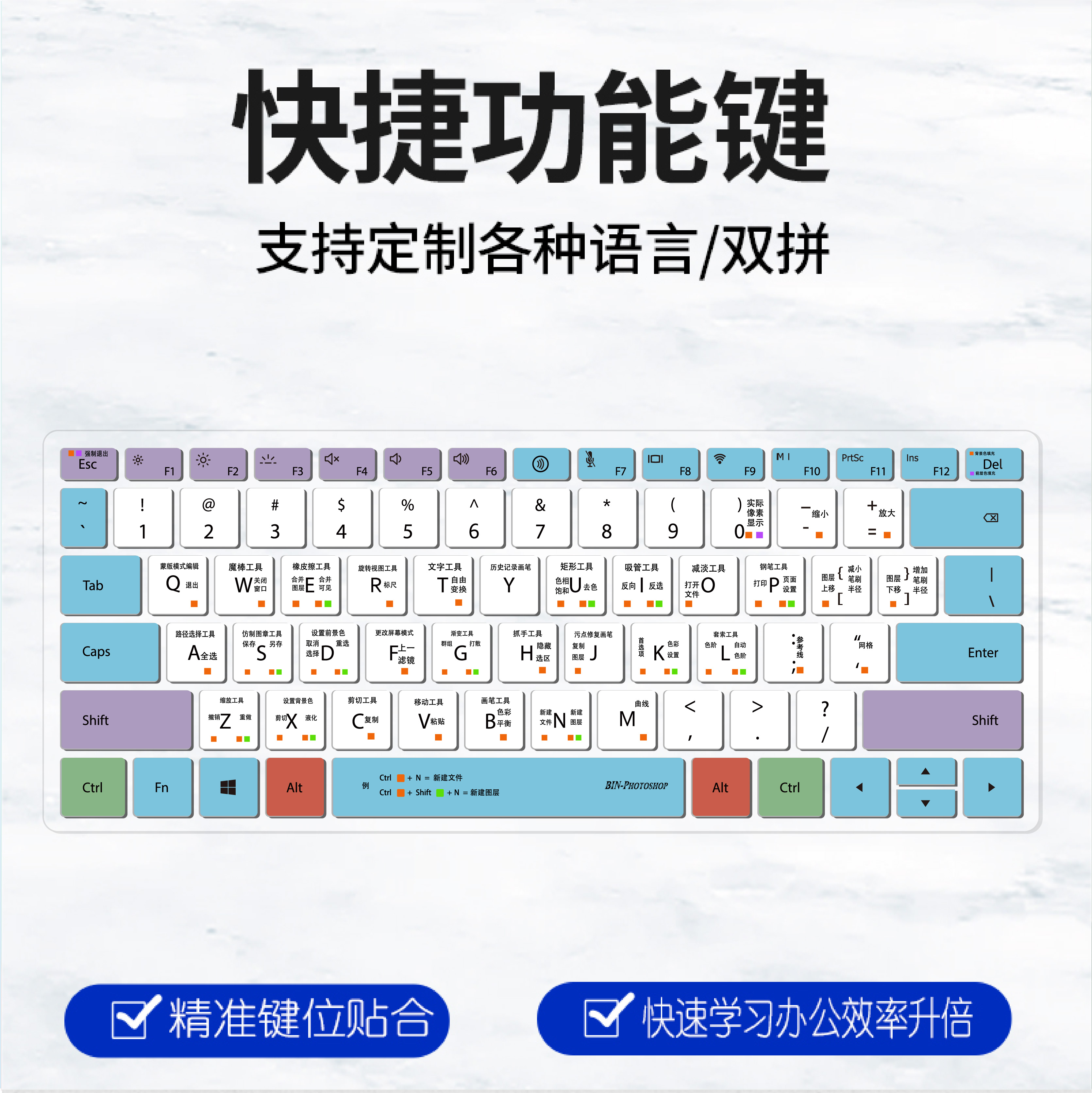 适用华为笔记本电脑MateBook B7-420键盘贴膜14.2英寸WRTDZ-WFE9
