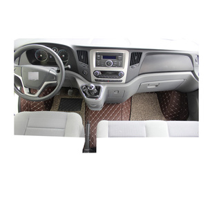 图雅诺脚垫全顺特顺汽车全包皮革大通v80宝迪依维柯得意欧胜脚垫