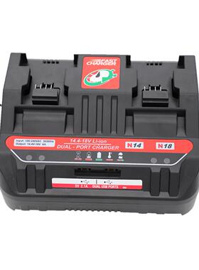 双口充电器充电电流6A可充米沃奇Milwaukee M18 M14锂电池宽电压