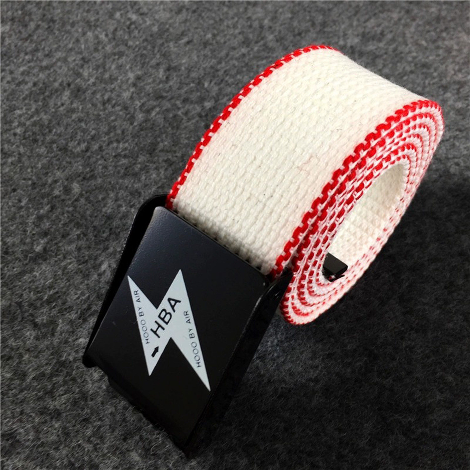 工装帆布裤腰带男女学生潮牌ins休闲皮带男士年轻人嘻哈潮流百搭