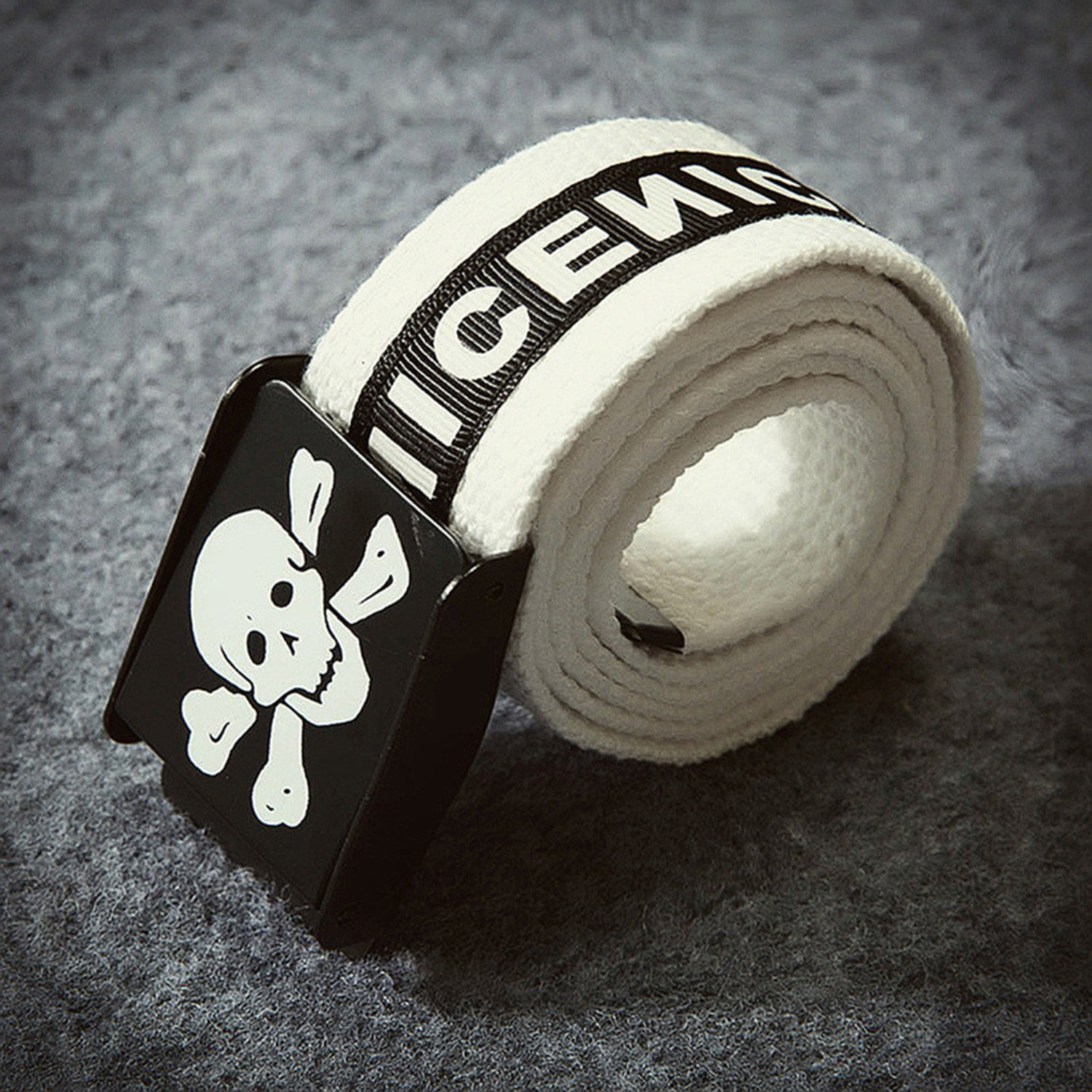 帆布腰带男女潮ins牛仔裤带年轻人韩版简约百搭时尚自动扣皮带