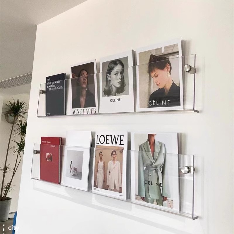 墙上置物架儿童绘本收纳架