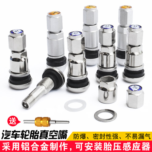 汽车 轮胎 真空嘴铝合金不锈钢防爆汽门嘴汽车轮胎小车通用真空嘴