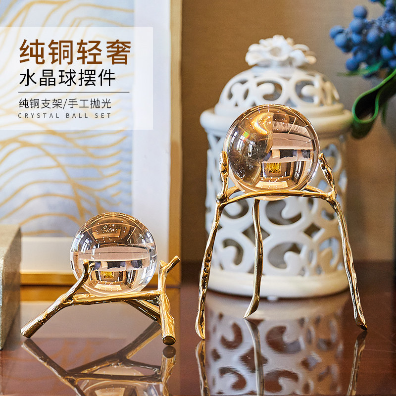 European style Neoclassical Open Houses a decoration crystal ball Study desk a living room Arts and Crafts Decoration Home Furnishing ornamentin the Home accessories , 摆件类, 桌面摆件 category - from Buy2taobao.com to provide professional Taobao agent buy service
