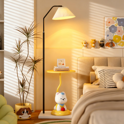 可爱小狗落地灯奶油风卡通装饰品