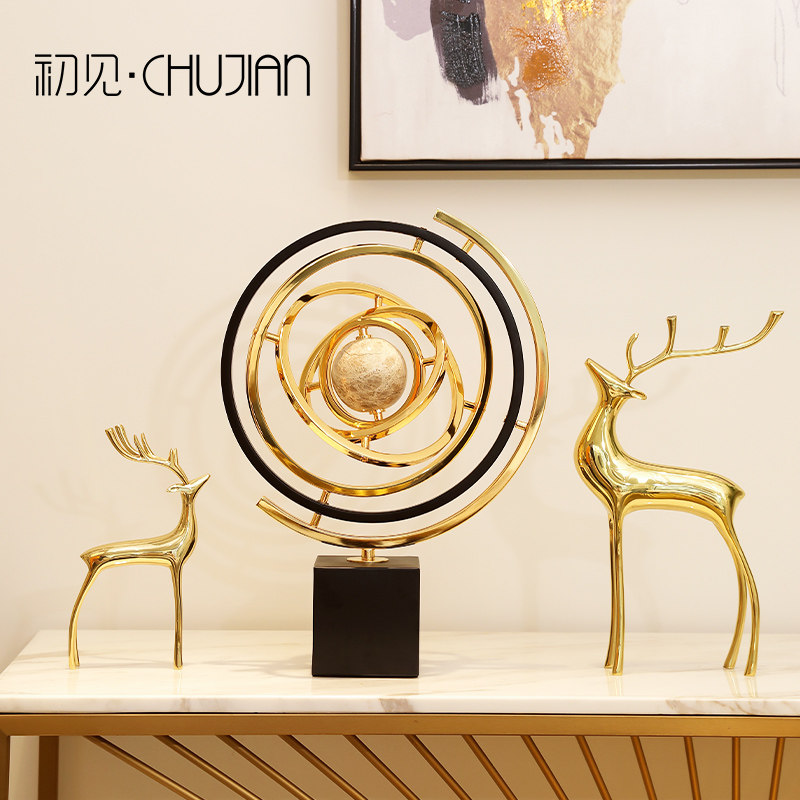 歐式大理石地球儀擺件樣板房書房書桌客廳電視櫃桌面軟裝飾品擺設在類目 家居飾品, 摆件类, 桌面摆件中 - 來自Buy2taobao.com提供專業的淘寶代購服務