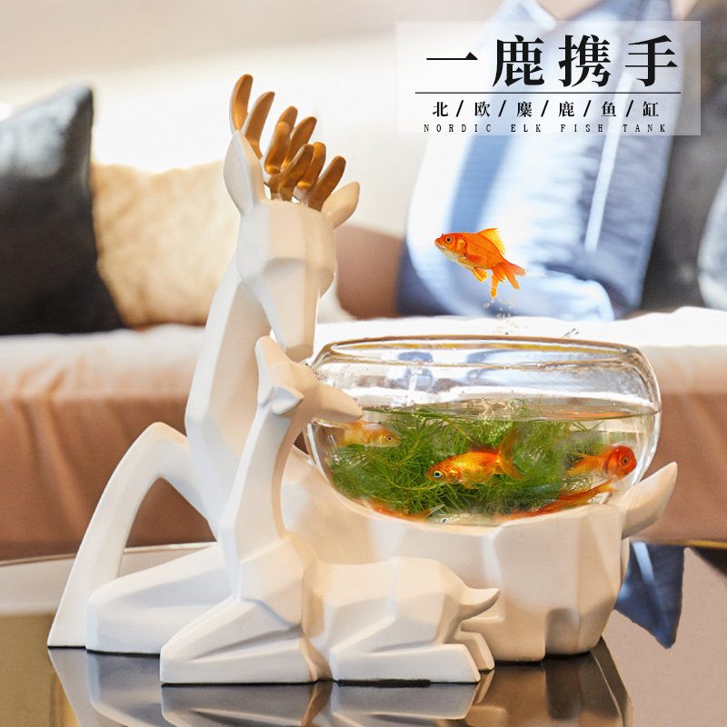 Housewarming New home gift fish tank a living room Home Furnishing TV cabinet Decoration Move Wedding Wedding gift practical Confidantein the Home accessories , 摆件类, 桌面摆件 category - from Buy2taobao.com to provide professional Taobao agent buy service