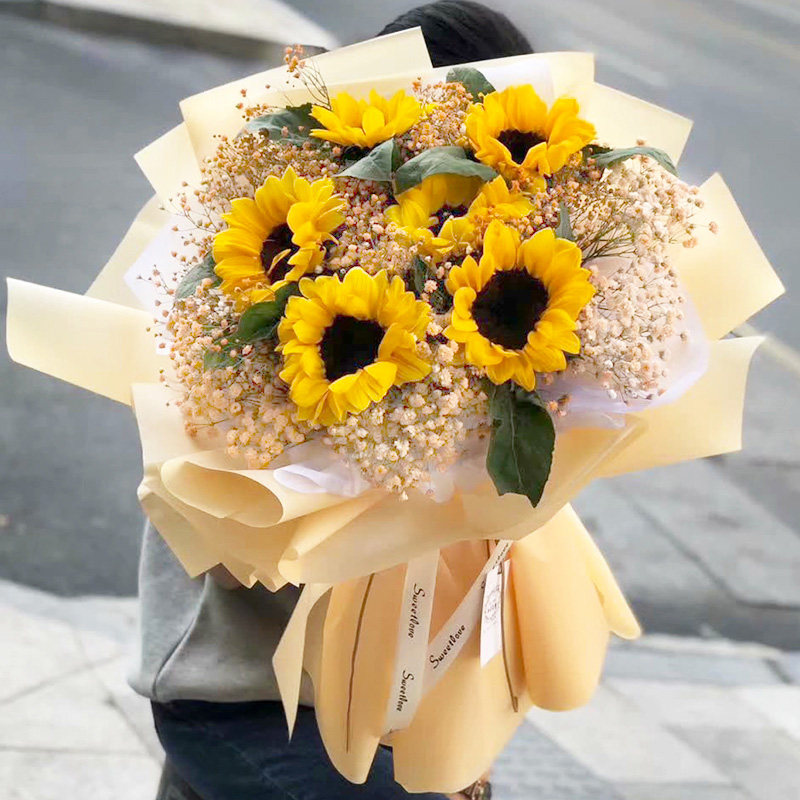 教师节杭州向日葵毕业鲜花速递