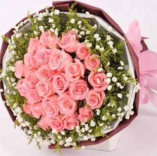 52019朵鲜切花玫瑰礼盒花束鲜花速递海西州格尔木市同城送上门