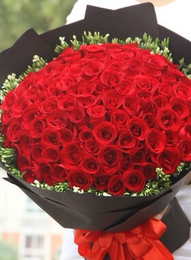 鲜花同城速递11红玫瑰生日表白承德市双滦区鹰手营子区混搭情人节