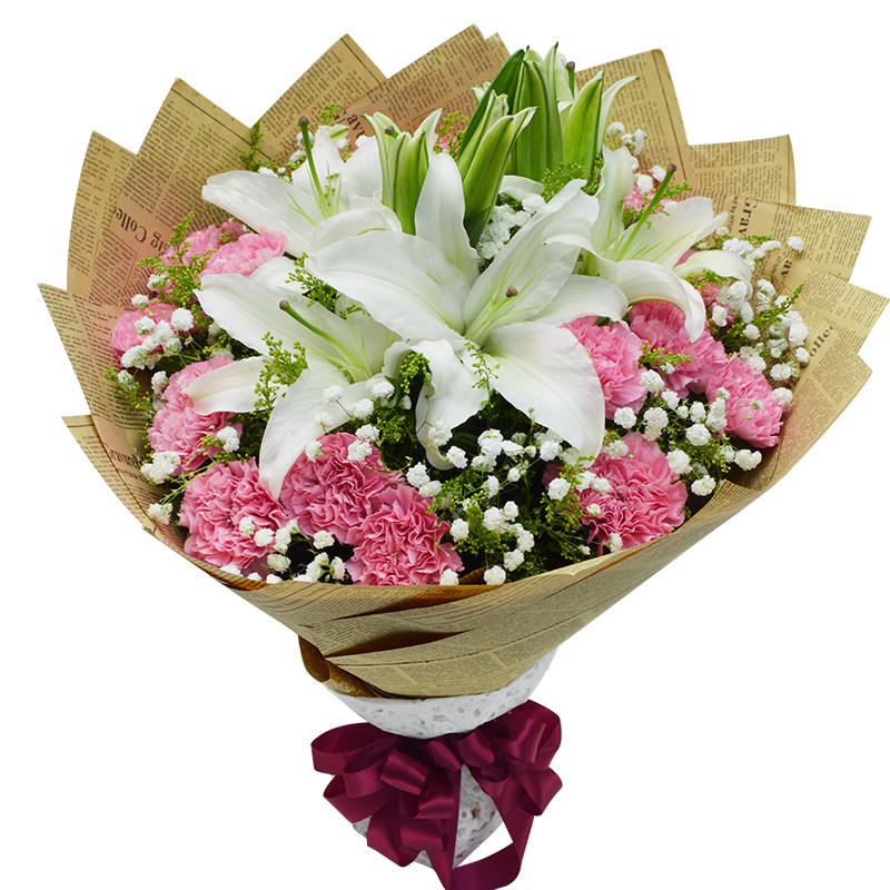 康乃馨扬州无锡同城生日鲜花速递