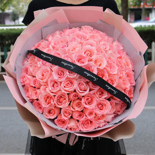 廊坊鲜花速递同城红玫瑰花束礼盒广阳三河安次霸州香河生日送花店