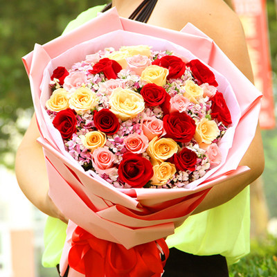 11支19支33红玫瑰礼盒鲜花速递闽侯罗源闽清平潭永泰县同城花店送