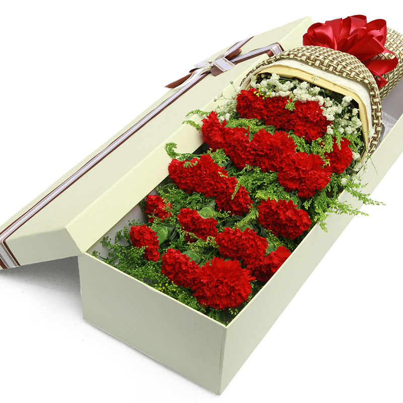 母亲节宁波同城鲜花速递香水粉白百合花束海曙江东江北生日送花店