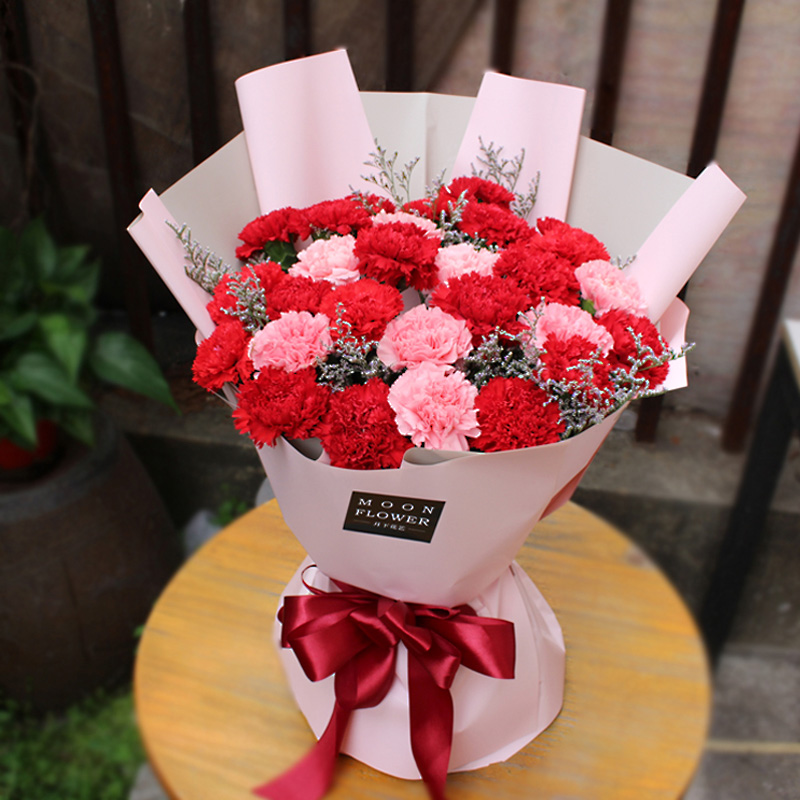 康乃馨花束教师节鲜花速递北京上海深圳广州合肥成都同城花店送花