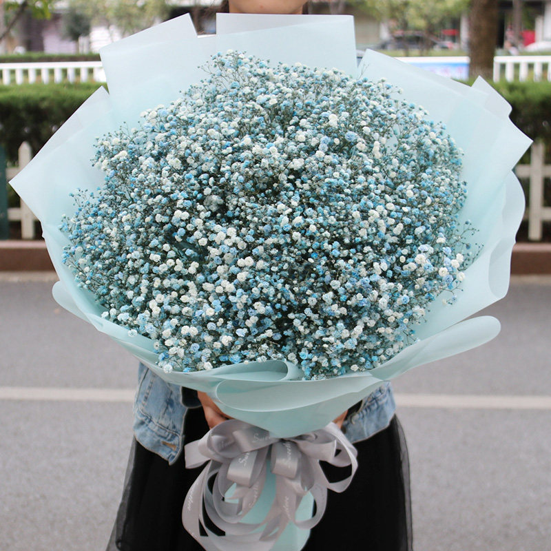 彩色满天星超大巨型生日花束鲜花速递同城礼盒成都重庆杭州上海店