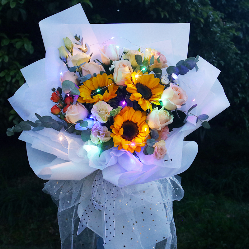 520520北京鲜花速递同城向日葵花束上海天津重庆南京生日花