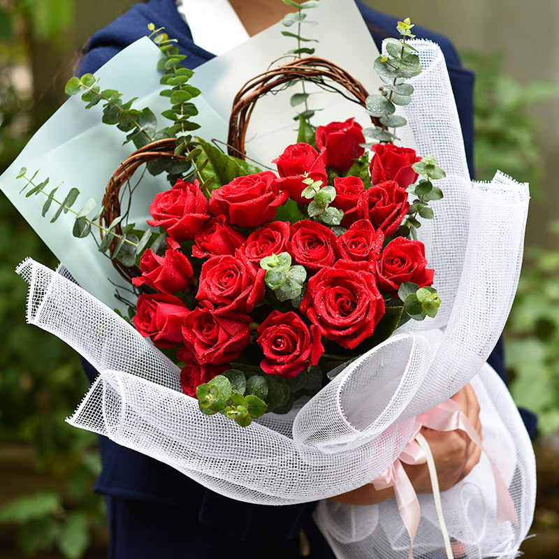玫瑰同城生日鲜花