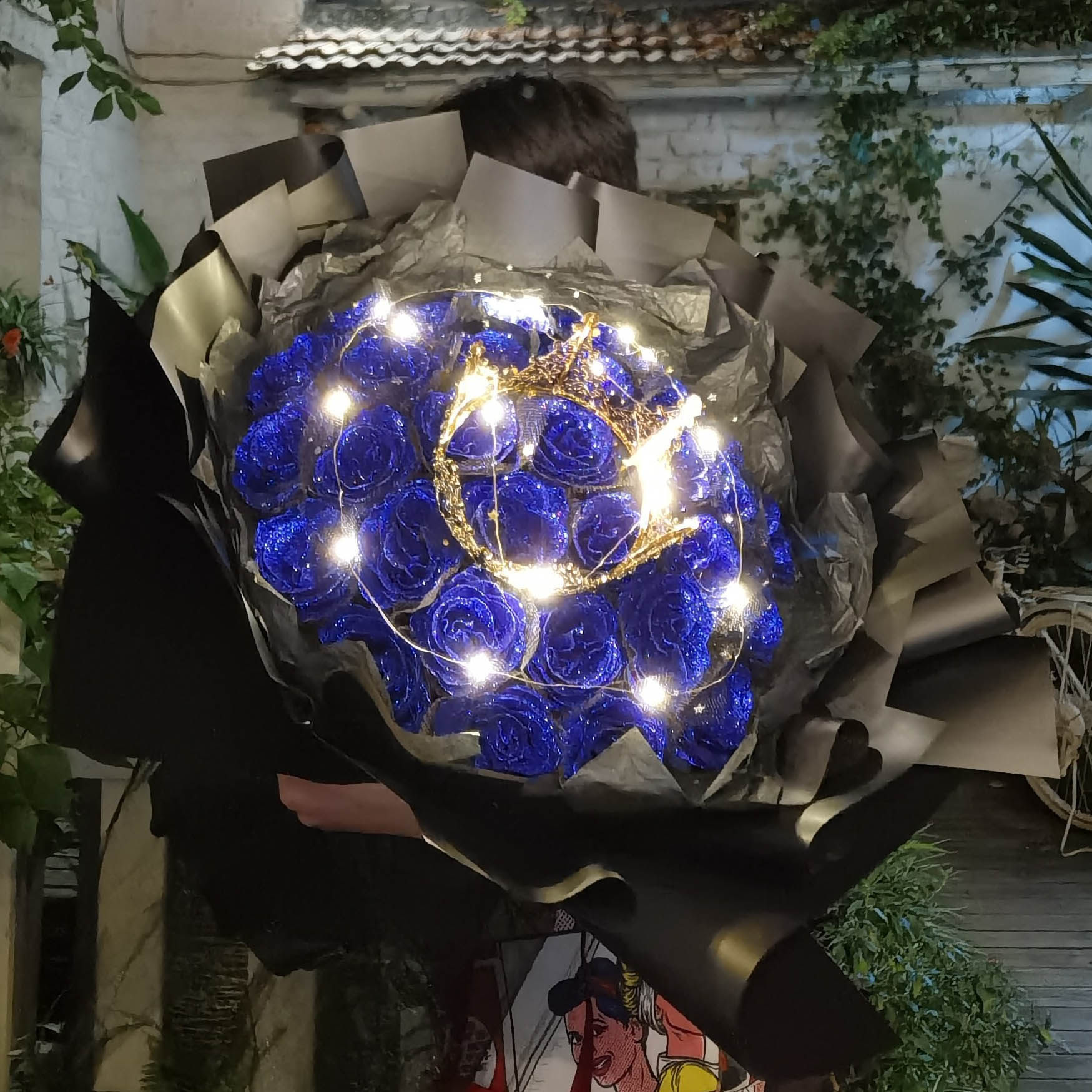 99朵蓝玫瑰上海北京深圳鲜花速递