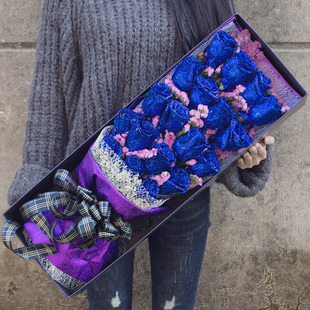 长沙520红玫瑰花鲜花速递生日礼盒天心岳麓开福区芙蓉区雨花区