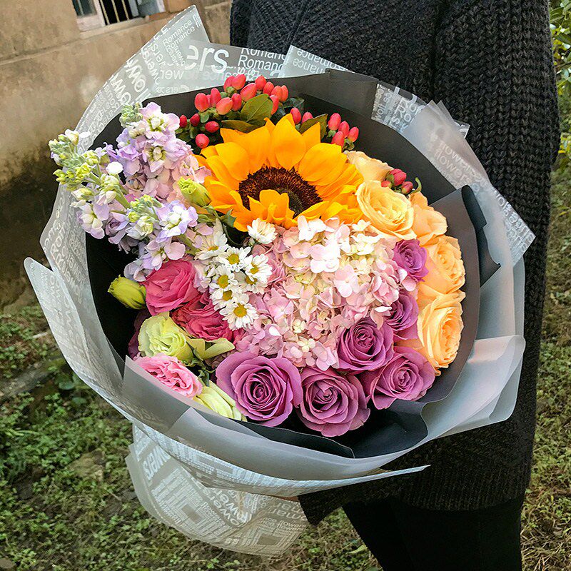 向日葵花束毕业杭州北京上海合肥