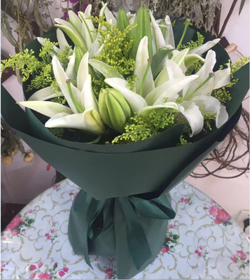 香水百合南沙区同城生日鲜花