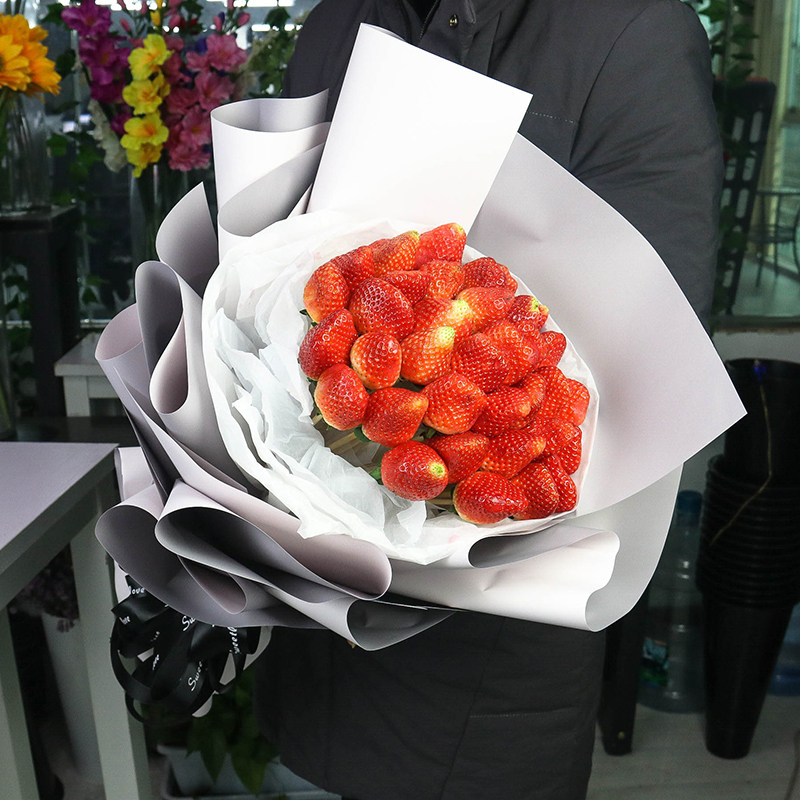 上海生日深圳南京杭州草莓花束
