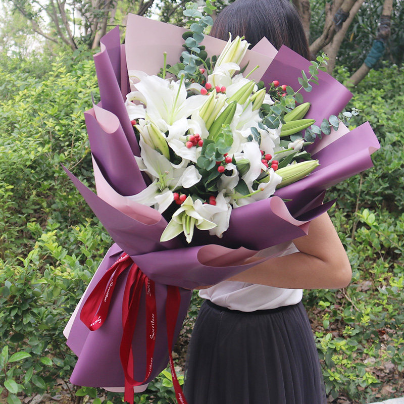 香水百合深圳佛山东莞鲜花速递