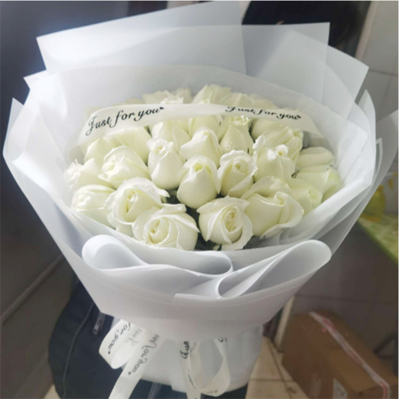 西安鲜花速递33朵红玫瑰生日女友