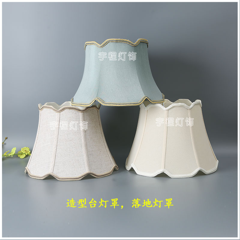 新款中式古典复古陶瓷花瓶灯造型台灯落地灯布灯罩更换外壳配件