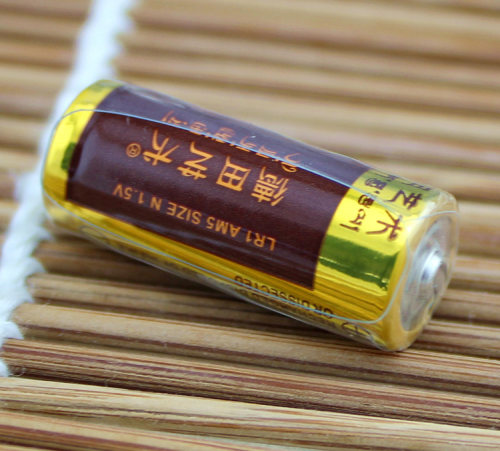 德田原装太阳能车载摆件专用电池 8号1.5V伏LR1碱性电池