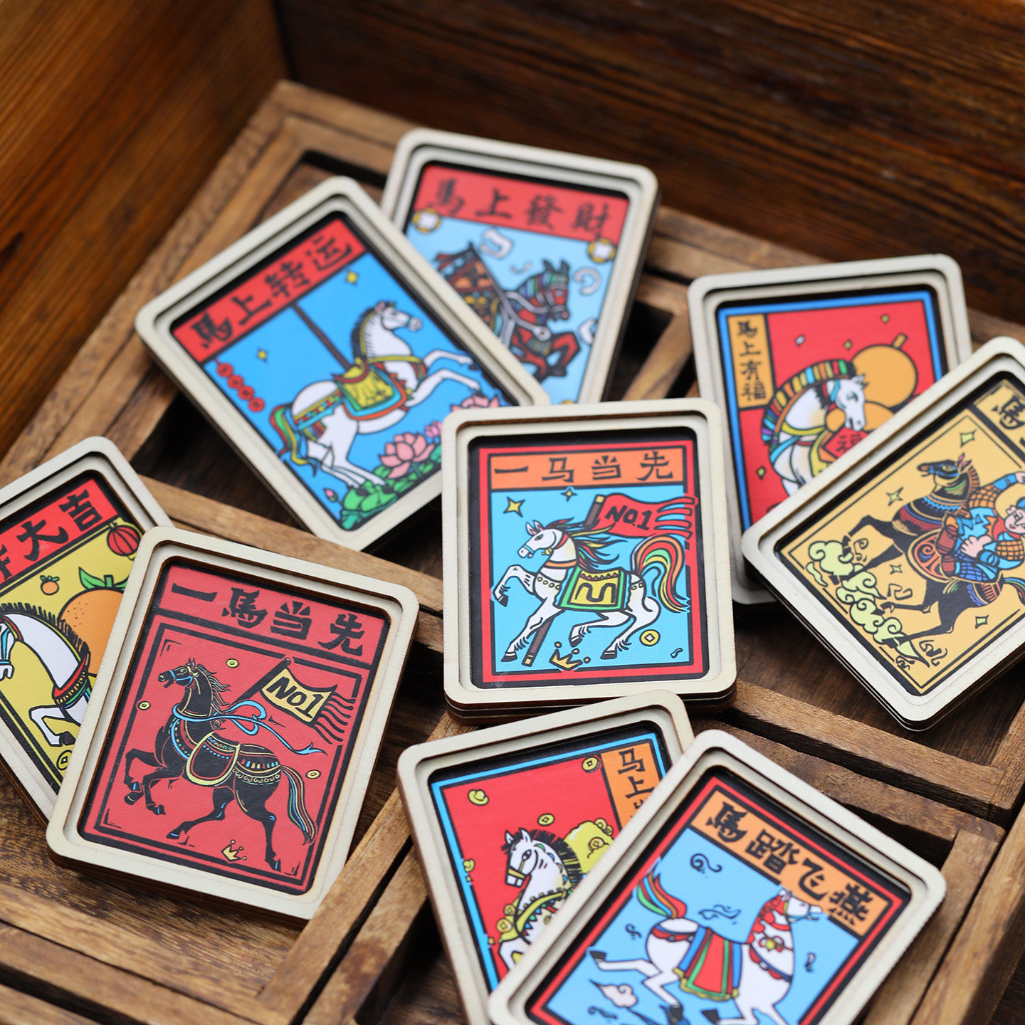 云南冰箱贴大理白族创意2026年马年甲马冰箱贴文创旅游纪念伴手礼,节庆用品/礼品,文化创意冰箱贴,淘宝优惠券,粉丝福利购,淘宝优惠卷