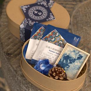 【取之于蓝】云南特色伴手礼文创手工扎染挂件瓦猫礼盒送客户礼品