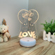 创意I LOVE YOU触摸七彩小夜灯床头灯卧室氛围台灯情人节生日礼物