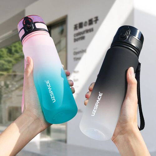 定制logo便携大容量磨砂塑料水杯运动健身广告杯企业礼品赠送杯子