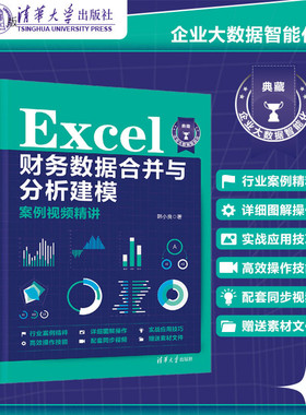 【官方正版新书】 Excel 财务数据合并与分析建模案例视频精讲 韩小良 清华大学出版社  Excel VBA、Power Query