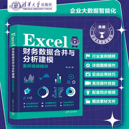 【官方正版新书】 Excel 财务数据合并与分析建模案例视频精讲 韩小良 清华大学出版社  Excel VBA、Power Query