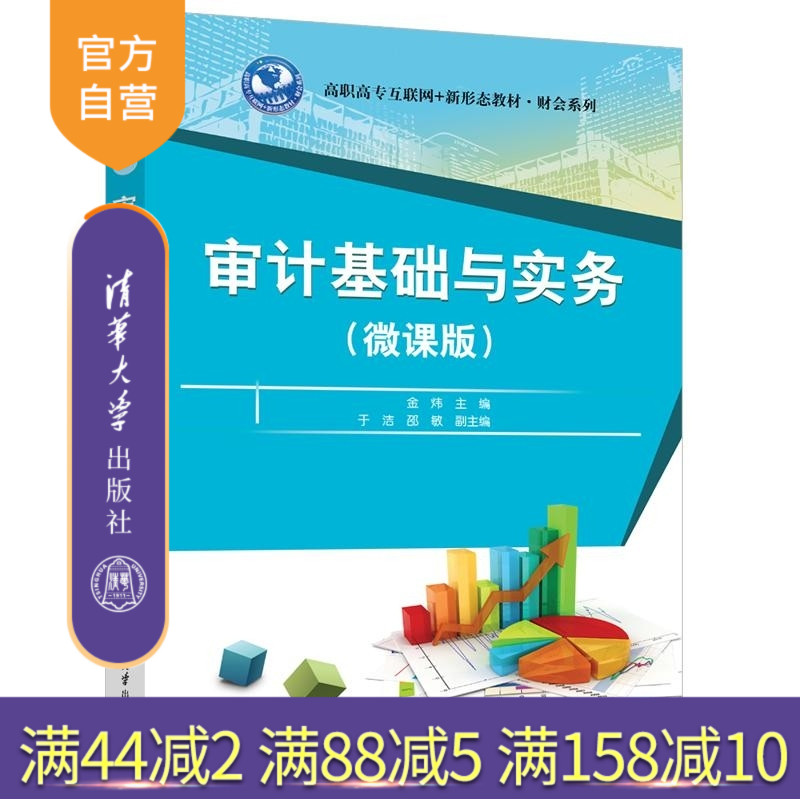 【官方正版新书】审计基础与实务(微课版) 金炜 于洁 邵敏 清华大学出版社 审计基础