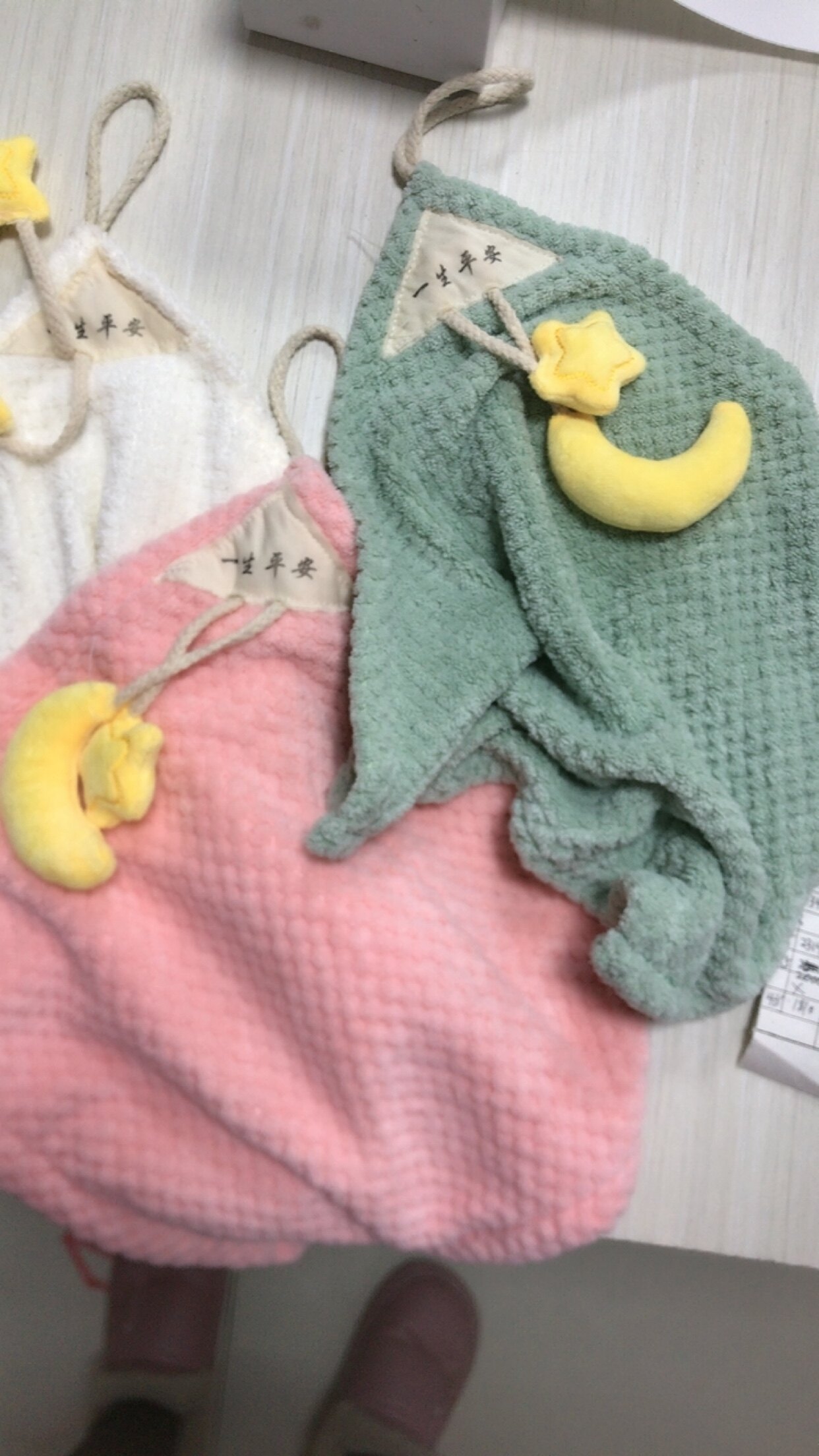 珊瑚绒小挂巾5条默认微瑕随机发会有重复色