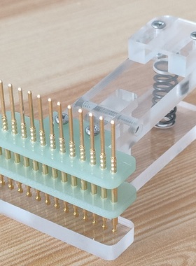 烧录夹子 PCB测试架 治具 夹具 探针 调试编程下载 弹簧针2.542.0