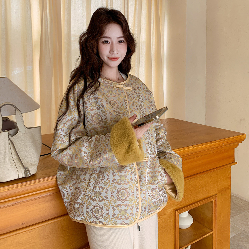 新款2025冬季高品质正反两穿风派克2909P235控358,女装派克服,2C100