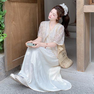 高品质两件套连衣裙2586P155控238 有货2026夏季