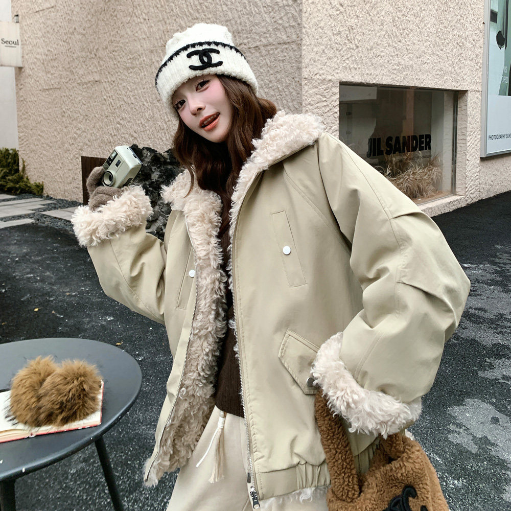 新款2025冬季高品质正反两穿派克服2938P245控368,女装派克服,2C100