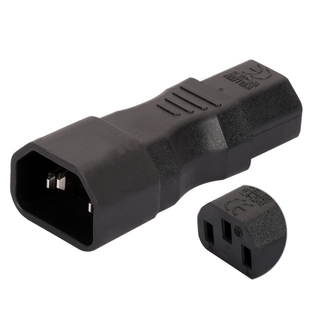 品字公母电源转换插头C13 TO C14机箱PDU服务器UPS彩显接口对接头