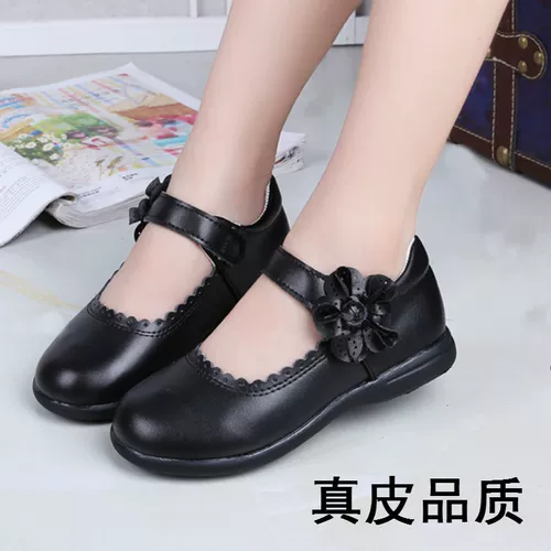 Туфли для кожаной обуви для принцессы, детская обувь, из натуральной кожи, в корейском стиле, мягкая подошва