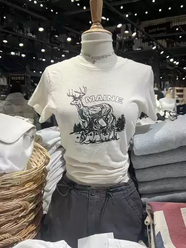 Официальный веб -сайт BM Новый американский Pure Cotton Maine Маленький оленей с коротки